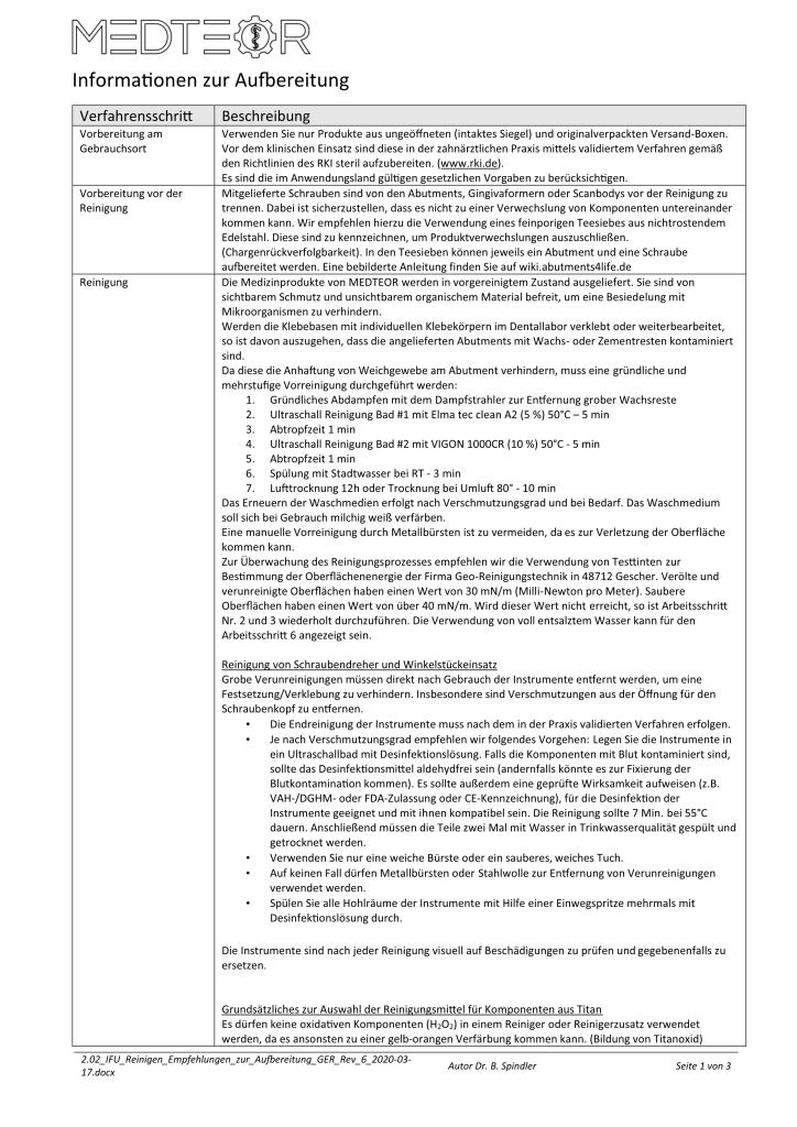 2.02_IFU_Reinigen_Empfehlungen_zur_Aufbereitung_GER_Rev_6_2020-03-17