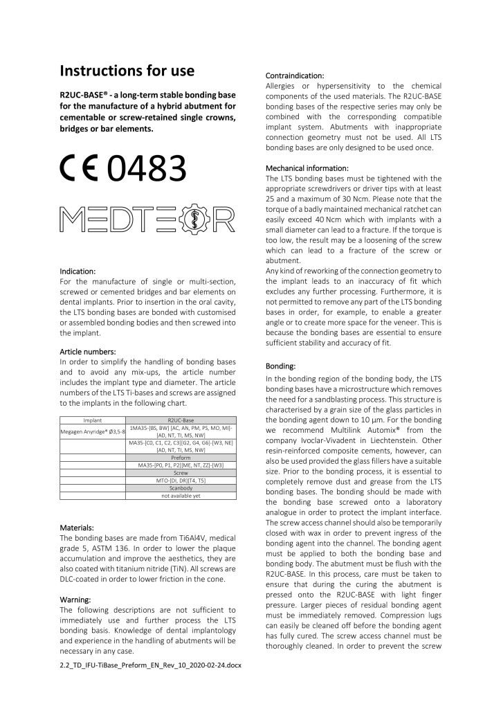 2.2_TD_IFU-TiBase_Preform_EN_Rev_10_2020-02-24